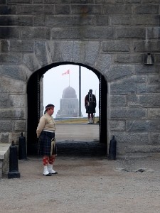 Diese Wache steht bequem