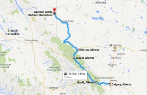 Route (vereinfacht) 16. - 20. 08.