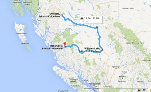 Route 17.9. bis 21.9.